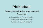 Pickleball for Montpelier