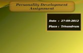 Elvis George, personality development project,D1,fiat,trivandrum