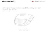 Wireless Temperature And Humidity Sensor（WL TH-01）