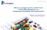 What’s stopping the shift from Fleet Management to Employee Mobility Management?