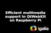 Efficient multimedia support in QtWebKit on Raspberry Pi (GStreamer Conference 2014)