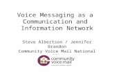 Community Voice Mail Homeless Veterans Summit Nov 09