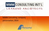 MMM Consulting company presentation 2014