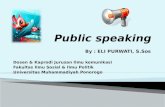 Public speaking  hmj
