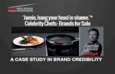 Celebrity Chef Brands for Sale - Case Study in Credibility