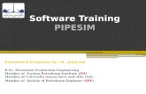 Software training pipesim