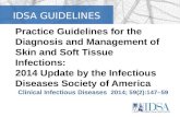 Management of Skin and Soft Tissue Infections: IDSA Guideline 2014