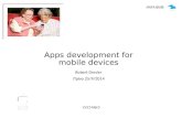 Apps development for mobile devices