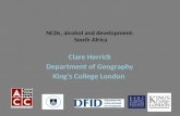 Clare Herrick: NCDs, alcohol and development in South Africa