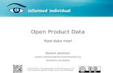 Open Product Data presentation at OGDC