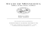Minnesota state auditor's report, Independent School District 294