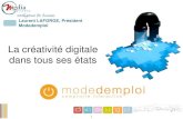 Conférence créativité digitale, agence Modedemploi