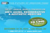 21st Annual World Congress on Anti-Aging, Regenerative and Aesthetic Medicine