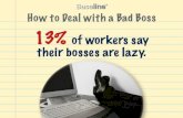 How to deal with a bad boss