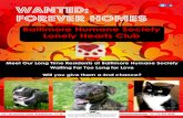 Wanted:  Forever Homes; Baltimore Humane Society  Lonely Hearts Club