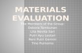 Material evaluation esp group 5