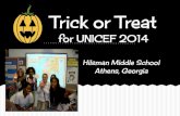 UNICEF 2014 Campaign Hilsman Middle School