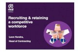 Recruiting & retaining� a competitive �workforce
