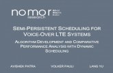 Semi-Persistent Scheduling For Voice-over LTE Systems