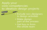 Tech-Comm core competencies and the Five Sketches™ ideation-design method