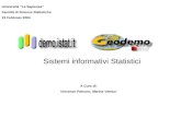 Sistemi Informativi Statistici
