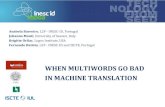 When Multiwords Go Bad in Machine Translation