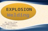 Explosion welding