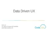 How to Improve UX by Being Data Driven