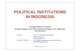 POLITICAL INSTITUTIONS IN INDONESIA