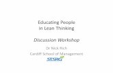 Educating People in Lean Thinking