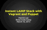 Instant LAMP Stack with Vagrant and Puppet