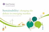 Sustainability:changing the debate in emerging markets