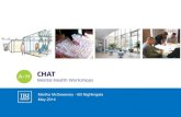 DESIGN IN MENTAL HEALTH NETWORK - CHAT presentation