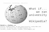 What if...we ran the University like Wikipedia?