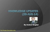 Knowledge update 29 aug-14