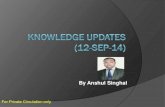 Knowledge update 12 sep-14