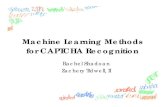 Machine Learning Methods For Captcha Recognition