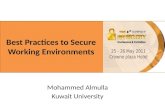 Mohammed Al Mulla - Best practices to secure working environments