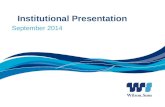 Institutional Presentation (september 2014)