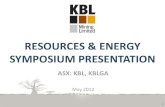 KBL Mining- Resources & Energy Symposium 2012