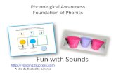 Phonological Awareness  Fun with Sounds