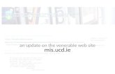 UCD MIS Site report 2012