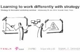 Learning to Work Differently with Strategy workshop seminar - Slides