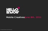 Mobile Creatives: June 8th 2011 Hello Flower Carlos Ulloa