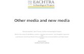 New media and other media in Communicating Archaeology