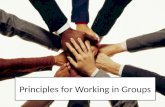 Ten principles for working in groups