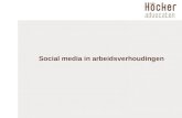 HöCker Advocaten   Social Media En Werknemers Mei 2012