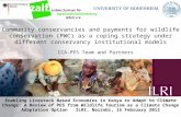 Community conservancies and payments for wildlife conservation (PWC) as a coping strategy under different conservancy institutional models