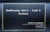 DefCamp 2011 - call 2 action