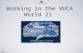 Working in a Vuca World 21